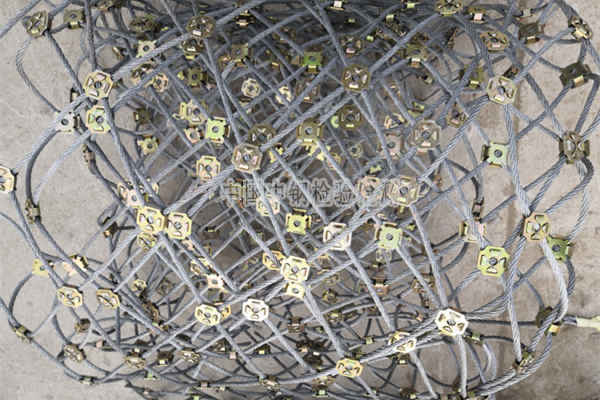 鋼絲繩網網片抗頂破力檢測報告