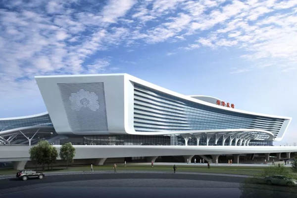 火車站站房預應力監控檢測案例-菏澤東站