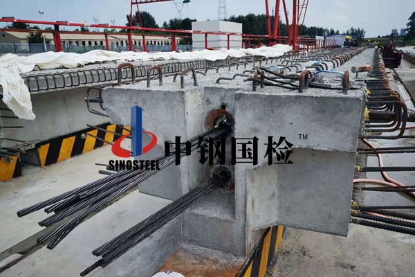 128m 無砟軌道雙線下承式簡支拱橋管道摩阻試驗現場檢測