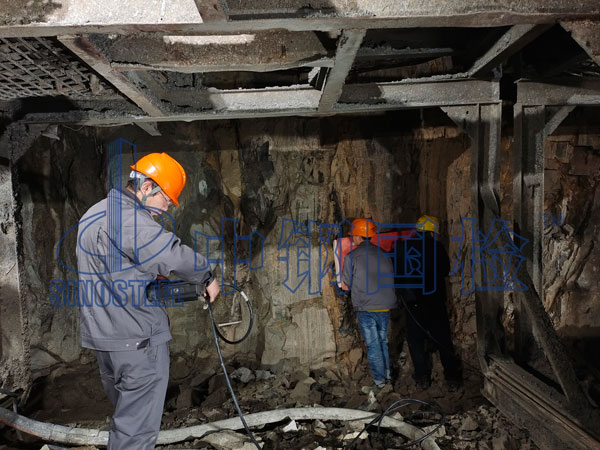 隧道超前地質預報現場