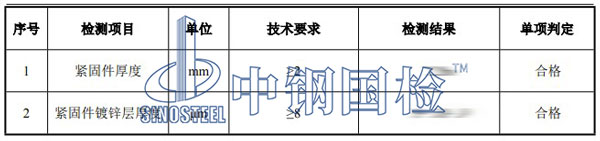 鋼絲繩檢測項目結果