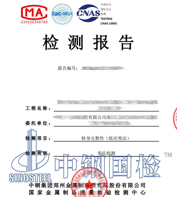 基樁低應變檢測報告