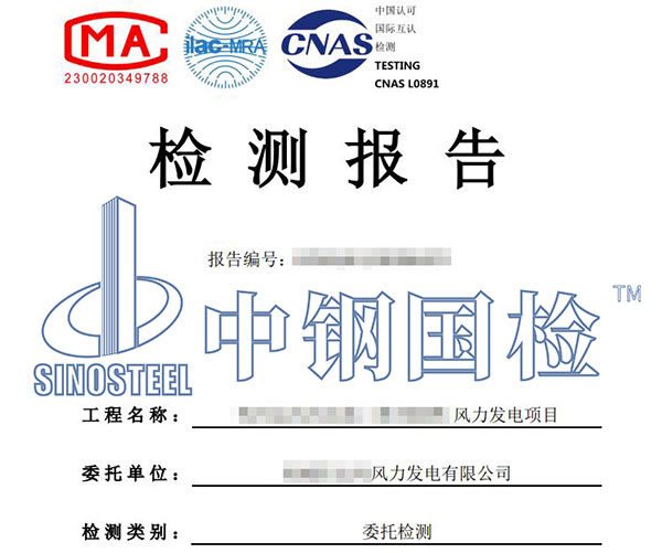 風電項目檢測報告