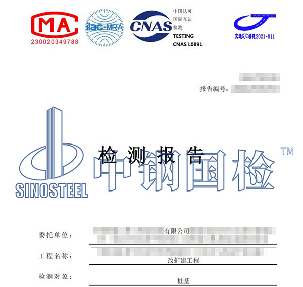 樁基礎檢測報告